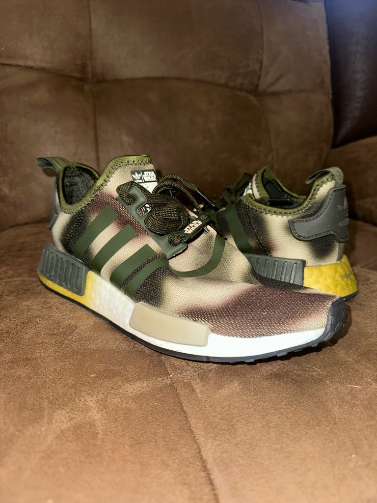 Rare Adidas Nmd R1 Star Wars Princess Leia Women's Running Camo Shoes Fw2280